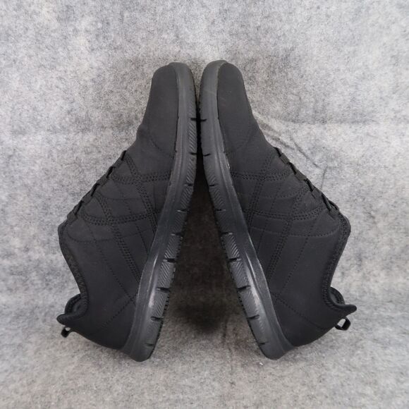 Skechers Shoes Womens 9 Slip On Sneakers Work Relaxed Fit Memory Foam Alex Black - Picture 11 of 16